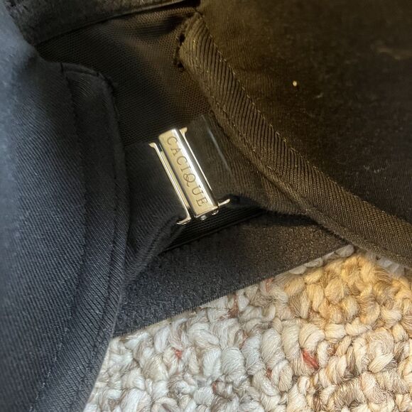 Cacique Womens Lightly Lined T-Shirt Bra Size 44DD Black Front Closure Lingerie - Picture 4 of 8